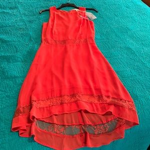 YS Hem & Thread Hi Lo Dress